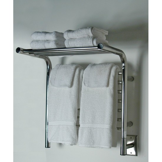 M Shelf Straight Heated Towel Rack
