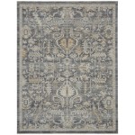 Nourison Lynx 8.6 x 11.4 Navy Multicolor Bohemian Indoor Rug