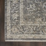 Nourison Lynx 8.6 x 11.4 Slate Multicolor Bohemian Indoor Rug