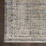 Nourison Lynx 2'6" x 4'6" Ivory Slate Bohemian Indoor Rug