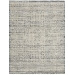 Nourison Lynx 8.6 x 11.4 Ivory Blue Bohemian Indoor Rug