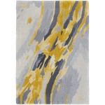 Nourison Prismatic 2' x 3' Grey/Gold Modern Indoor Rug