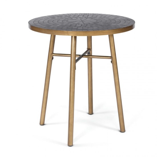Panama Outdoor Bistro Table by homestyles, Black