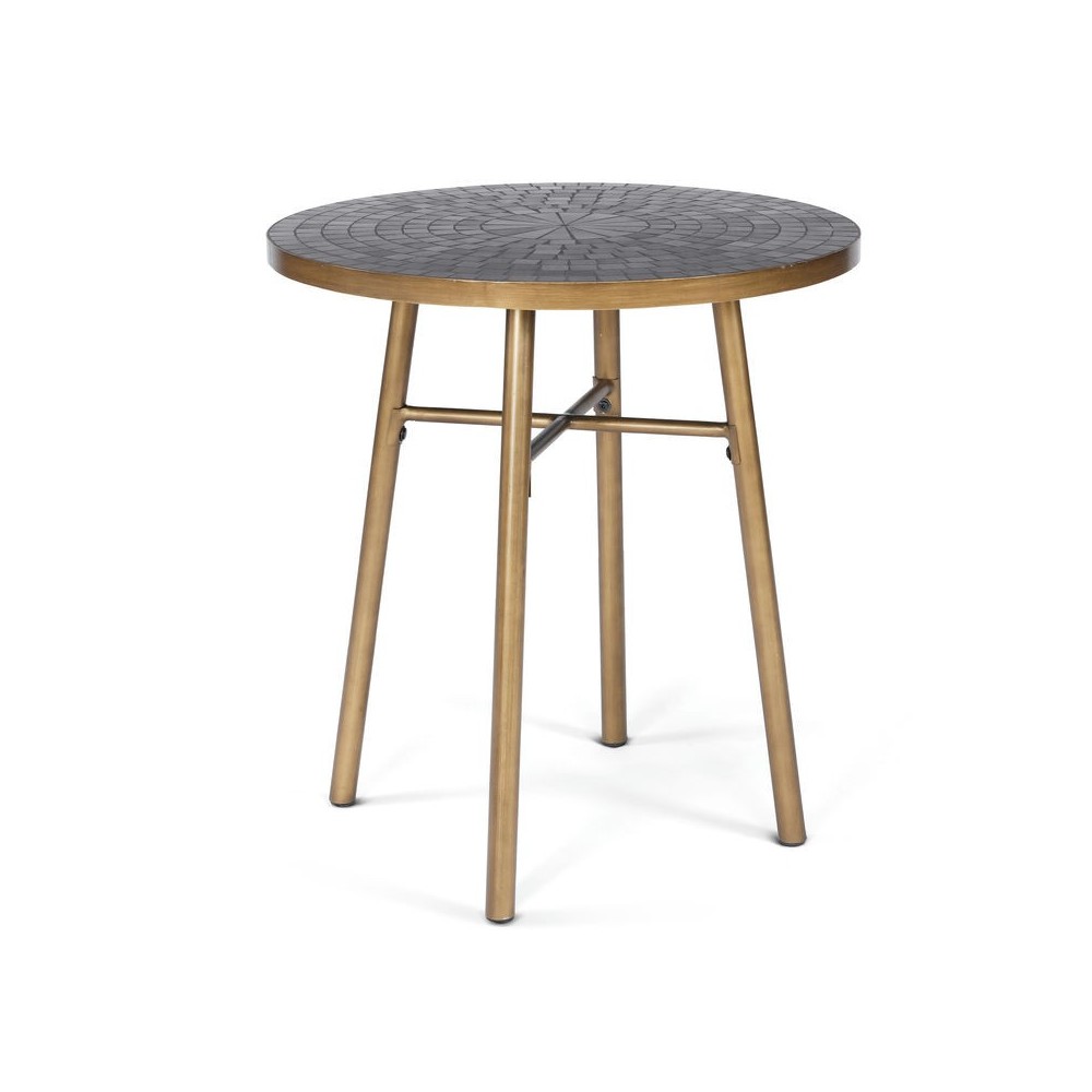 Panama Outdoor Bistro Table by homestyles, Black