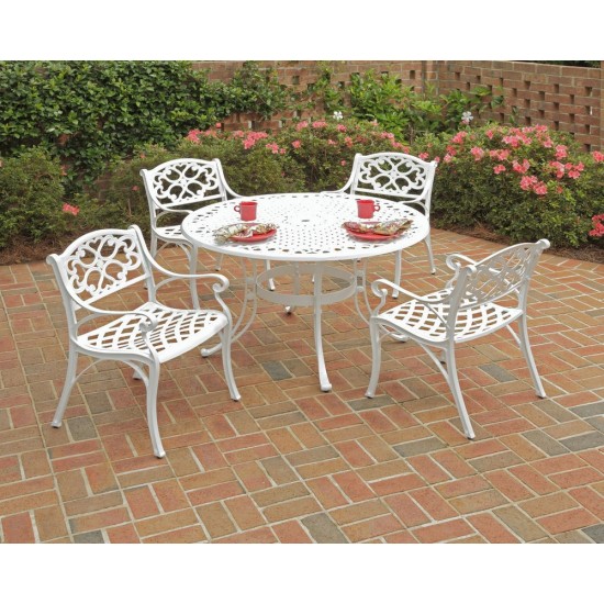 Sanibel 5 Piece Outdoor Dining Set by homestyles, 6652-308