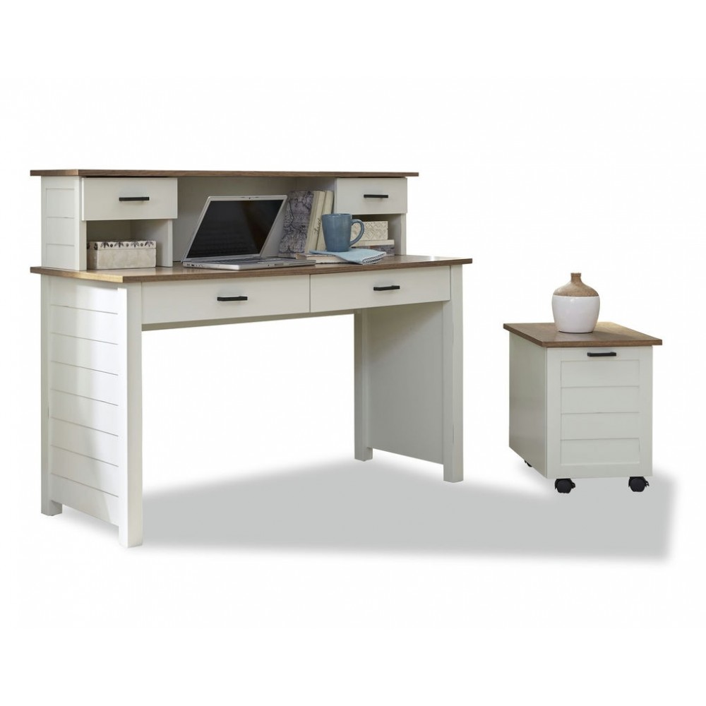 District Writing Desk, Hutch and Filing Cabinet by homestyles