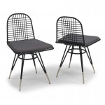 Du Juor Chair with Cushion (Set of 2) by homestyles