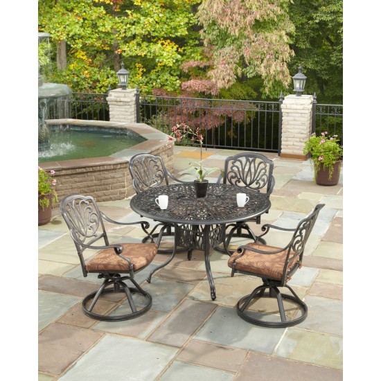 Capri 5 Piece Outdoor Dining Set by homestyles, 6658-305