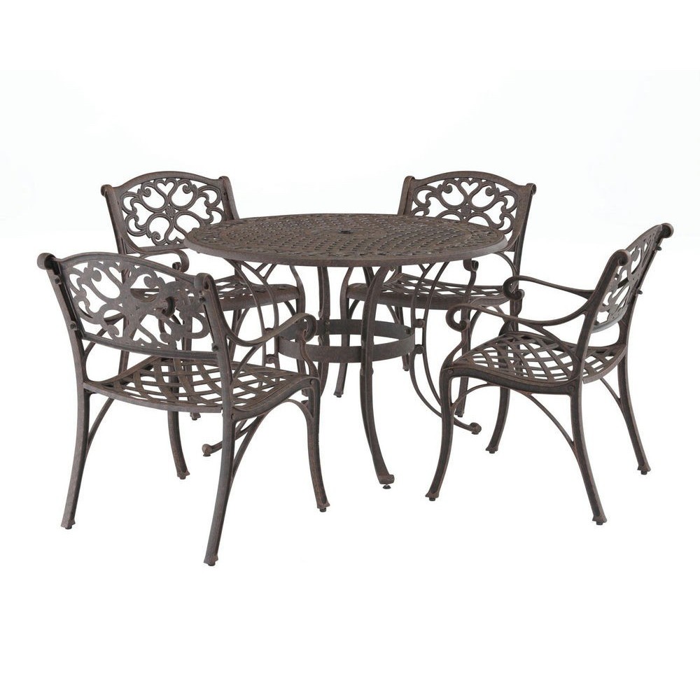 Sanibel 5 Piece Outdoor Dining Set by homestyles, 6655-328