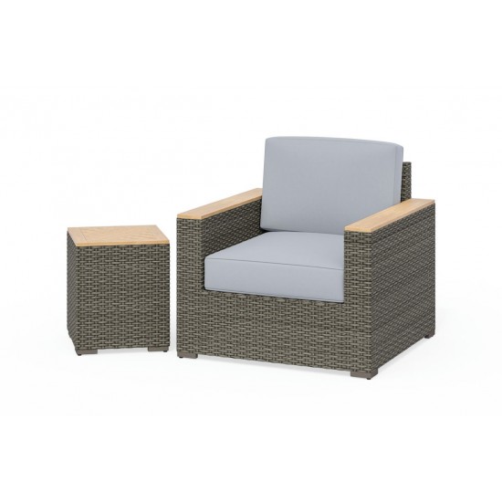 Boca Raton Outdoor Arm Chair and Side Table by homestyles