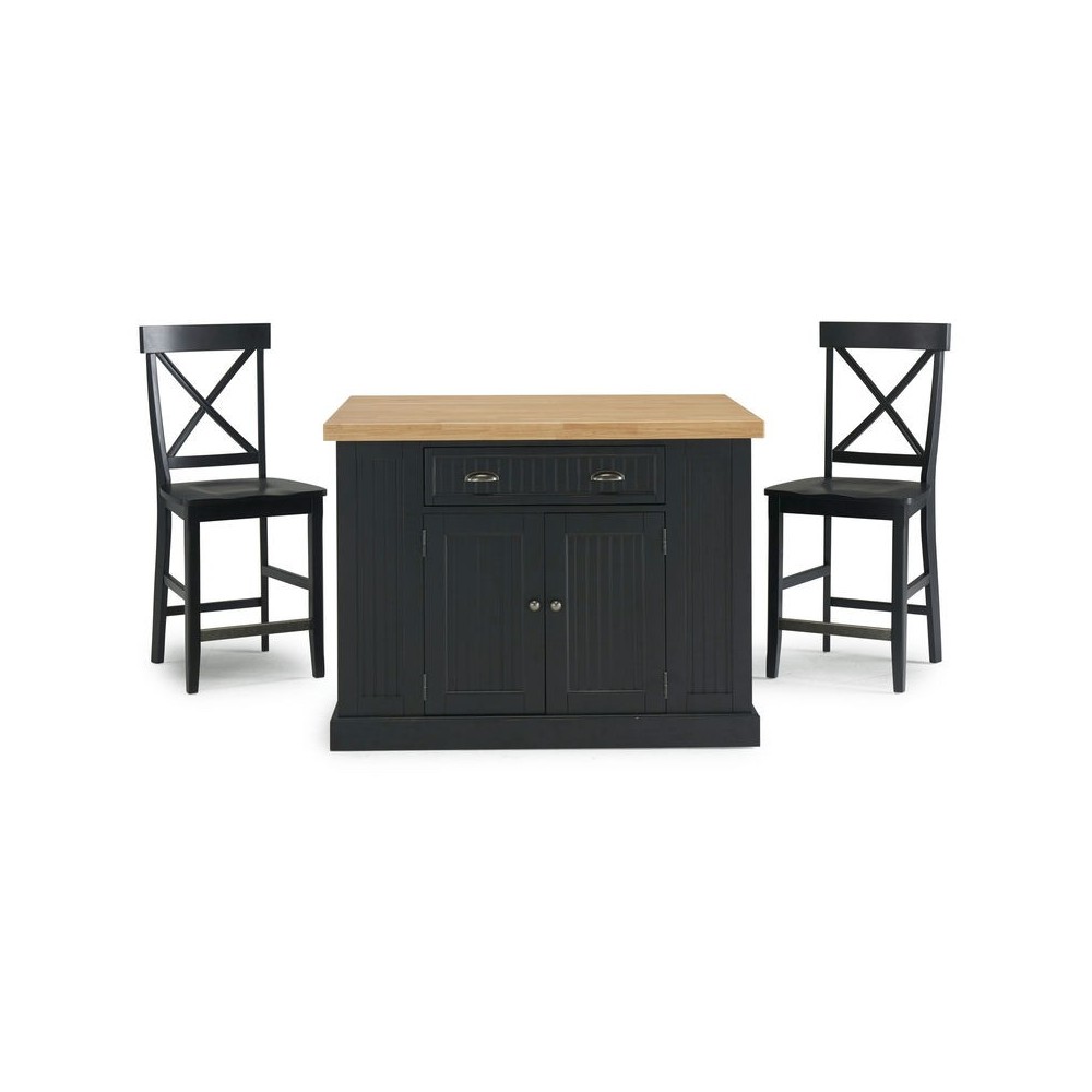 Hartford 3 Piece Kitchen Island Set by homestyles, 5033-94N8