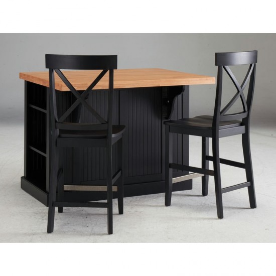 Hartford 3 Piece Kitchen Island Set by homestyles, 5033-94N8