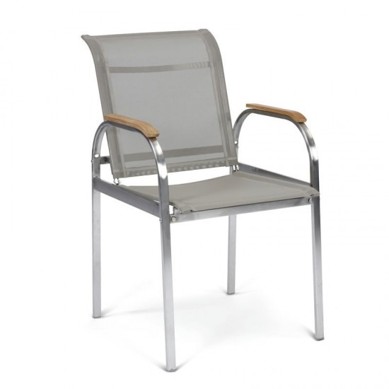 Aruba Outdoor Chair Pair by homestyles, Gray