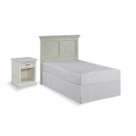 Bay Lodge Twin Headboard and Nightstand by homestyles