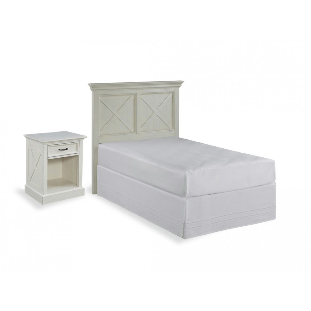 Bay Lodge Twin Headboard and Nightstand by homestyles