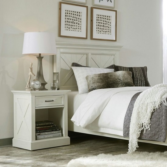 Bay Lodge Twin Headboard and Nightstand by homestyles