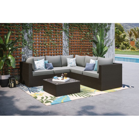 Cape Shores Sectional and Table Set by homestyles