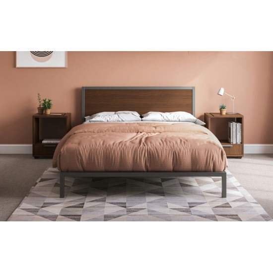 Merge Queen Bed with Two Nightstands by homestyles