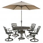 Grenada 6 Piece Outdoor Dining Set by homestyles, 6661-3256