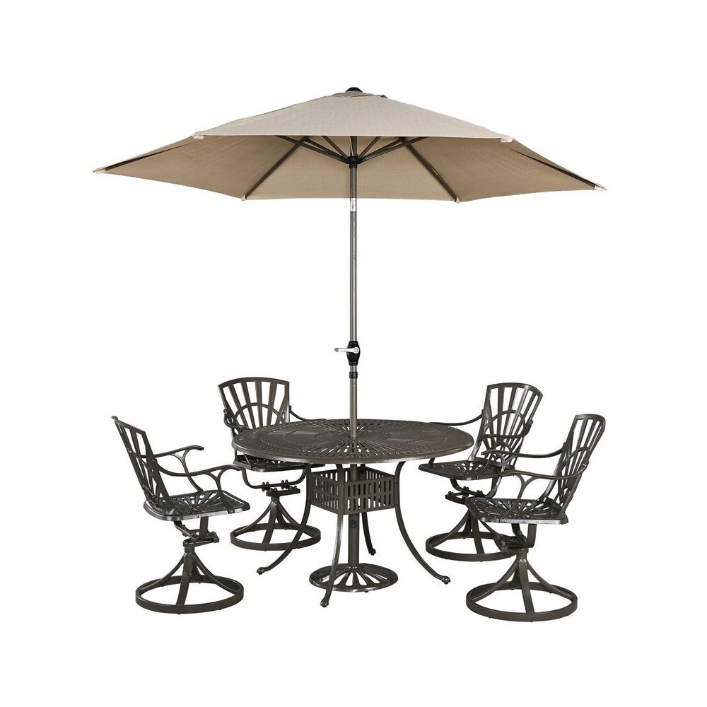 Grenada 6 Piece Outdoor Dining Set by homestyles, 6661-3256