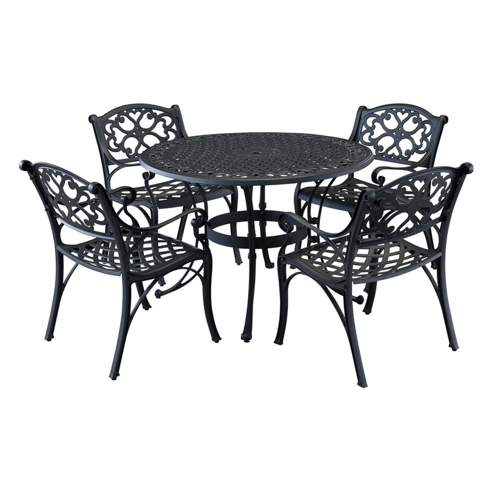 Sanibel 5 Piece Outdoor Dining Set by homestyles, 6654-328