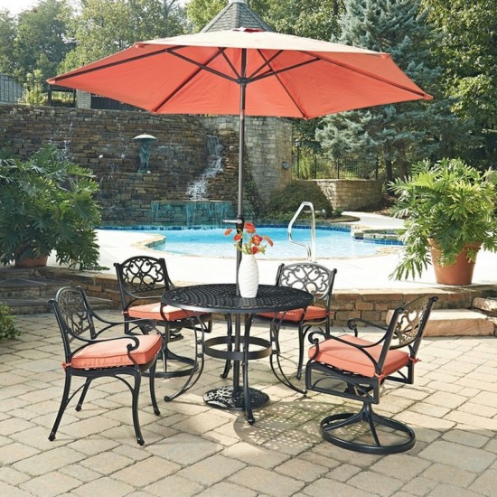 Sanibel 6 Piece Outdoor Dining Set by homestyles, 6654-30856C