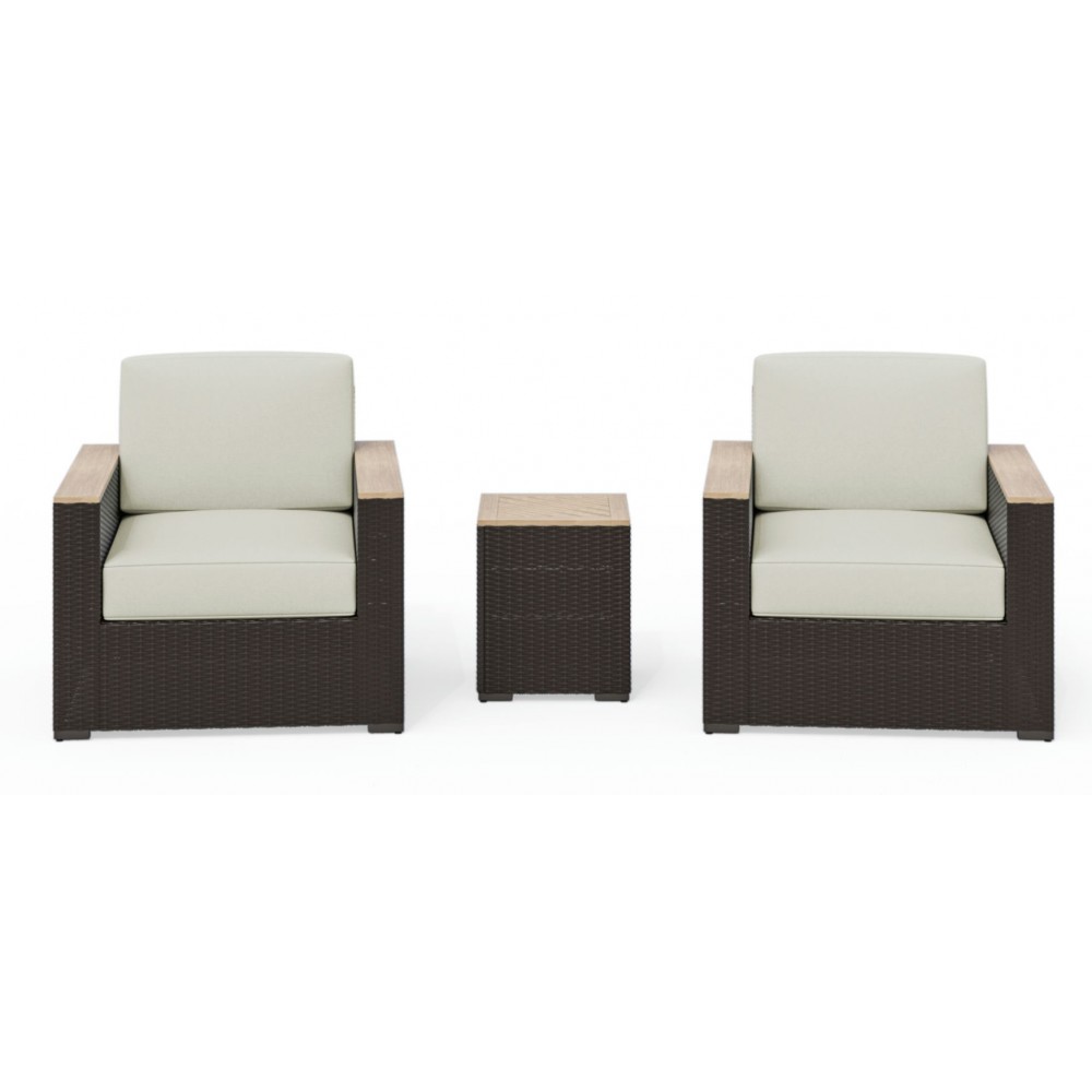 Palm Springs Outdoor Side Table and Arm Chair Pair by homestyles