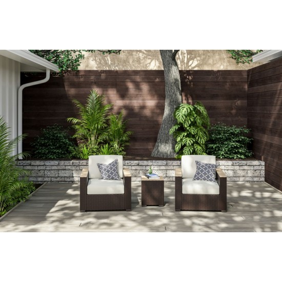 Palm Springs Outdoor Side Table and Arm Chair Pair by homestyles