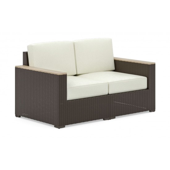 Palm Springs Outdoor Loveseat, Arm Chair Pair and Two Side Tables by homestyles