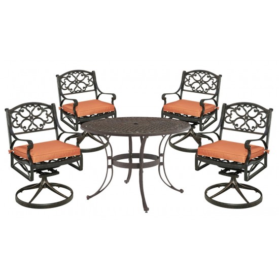 Sanibel 5 Piece Outdoor Dining Set by homestyles, 6655-325C