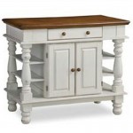 Montauk Kitchen Island by homestyles, Off-White