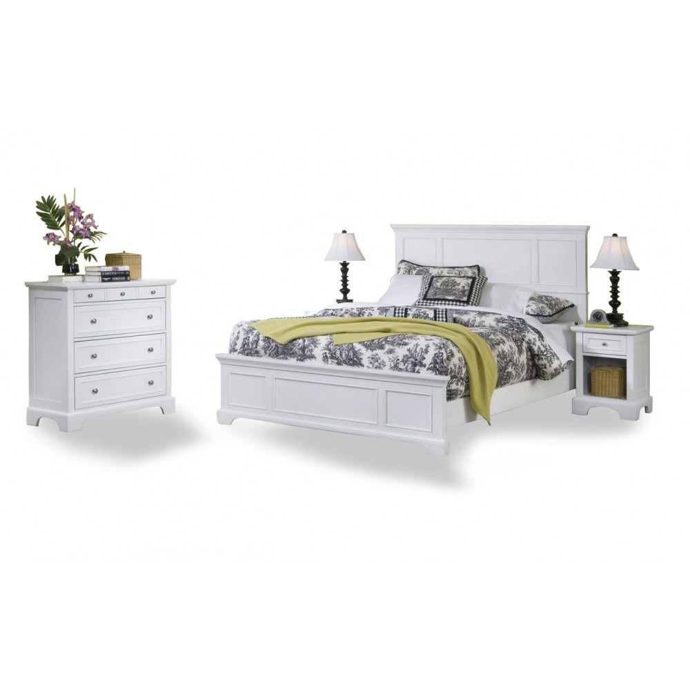 Century Queen Bed, Nightstand and Chest by homestyles