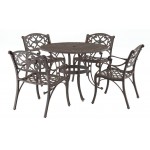 Sanibel 5 Piece Outdoor Dining Set by homestyles, 6655-308