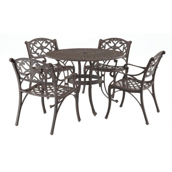 Sanibel 5 Piece Outdoor Dining Set by homestyles, 6655-308