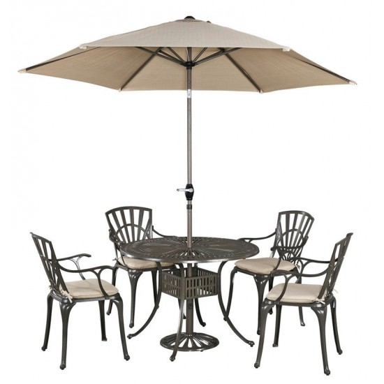 Grenada 6 Piece Outdoor Dining Set by homestyles, 6661-3086C