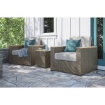 Boca Raton Outdoor Arm Chair Pair and Side Table by homestyles