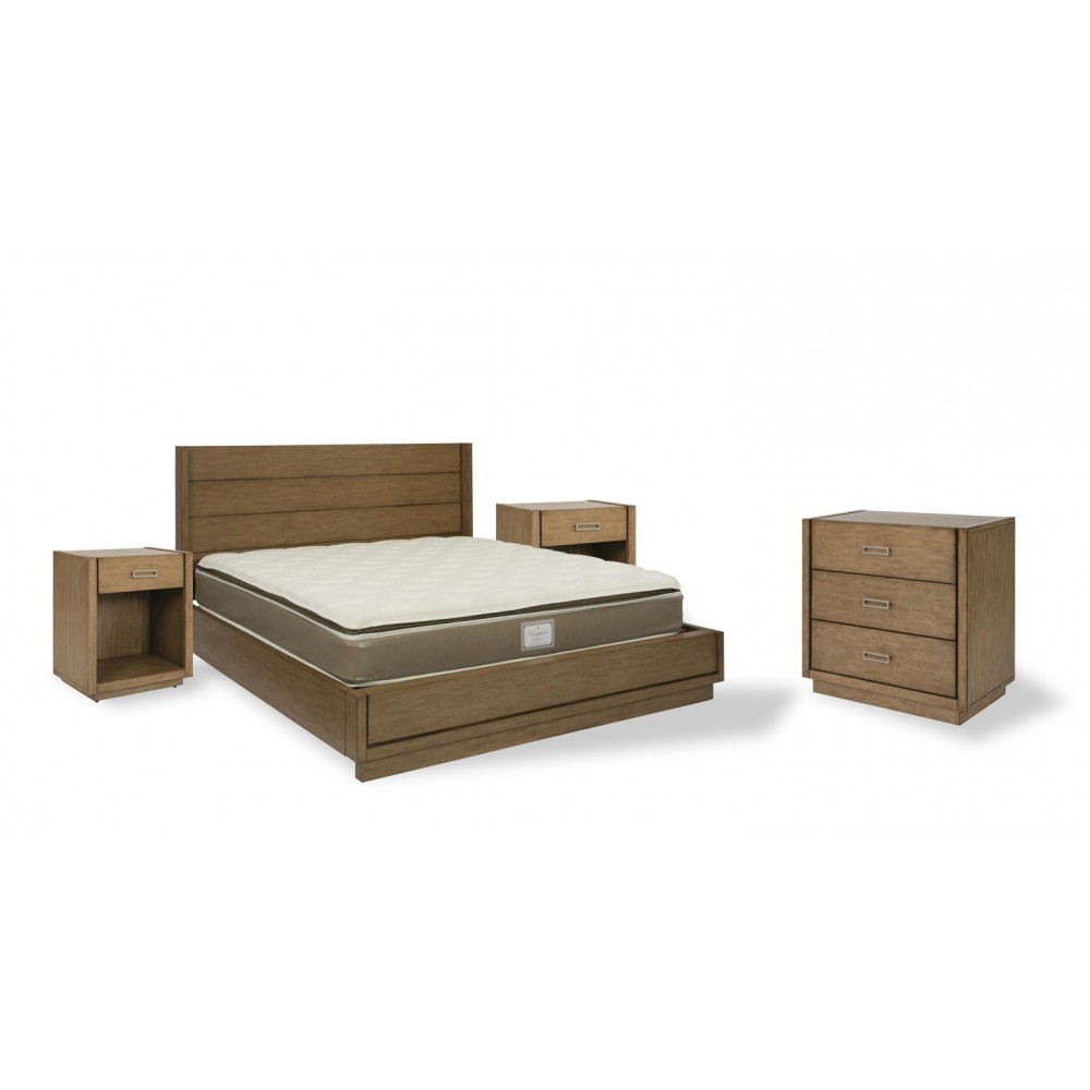 Montecito King Bed, Two Nightstands and Chest by homestyles