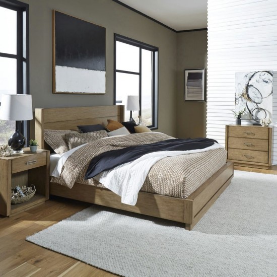 Montecito King Bed, Two Nightstands and Chest by homestyles