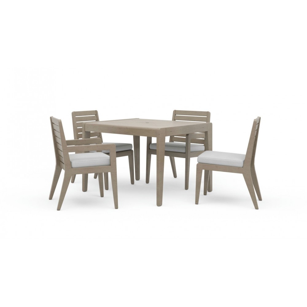 Sustain Outdoor Dining Table and Four Chairs by homestyles, 5675-3781D80D