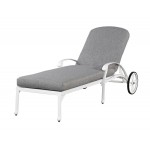 Capri Outdoor Chaise Lounge by homestyles, White