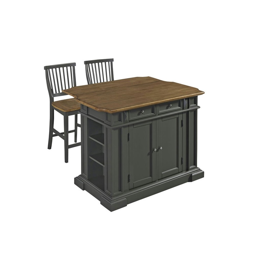 Montauk Kitchen Island Set by homestyles, Gray