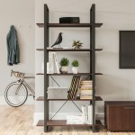 Merge Five-Shelf Bookcase by homestyles