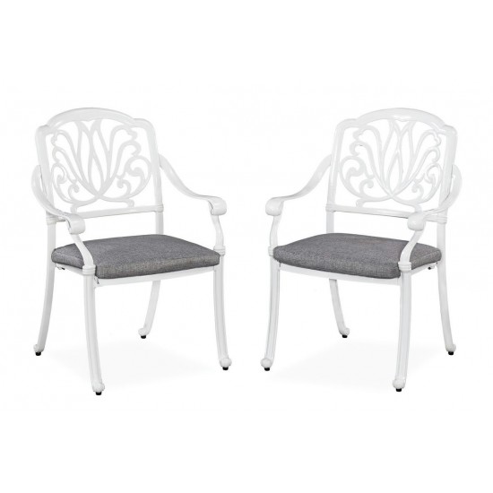 Capri Outdoor Chair Pair by homestyles, White