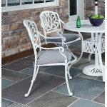 Capri Outdoor Chair Pair by homestyles, White