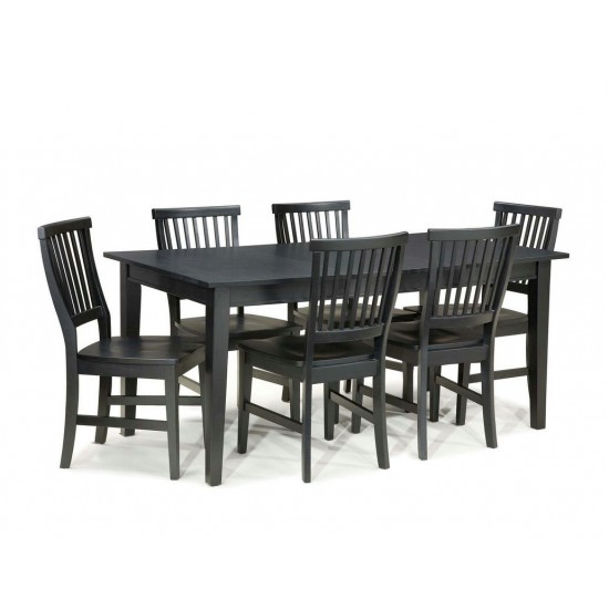 Lloyd 7 Piece Dining Set by homestyles, Black