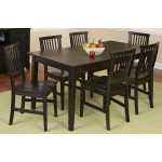 Lloyd 7 Piece Dining Set by homestyles, Black