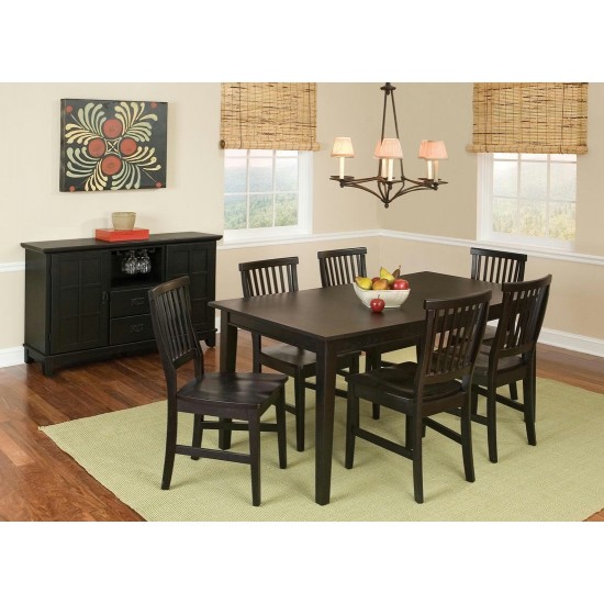 Lloyd 7 Piece Dining Set by homestyles, Black