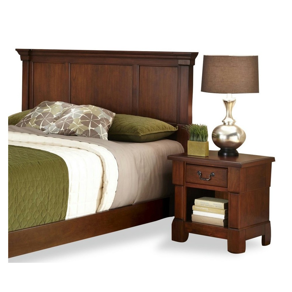 Aspen Queen Headboard and Nightstand by homestyles