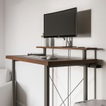 Merge Standing Desk with Monitor Stand by homestyles