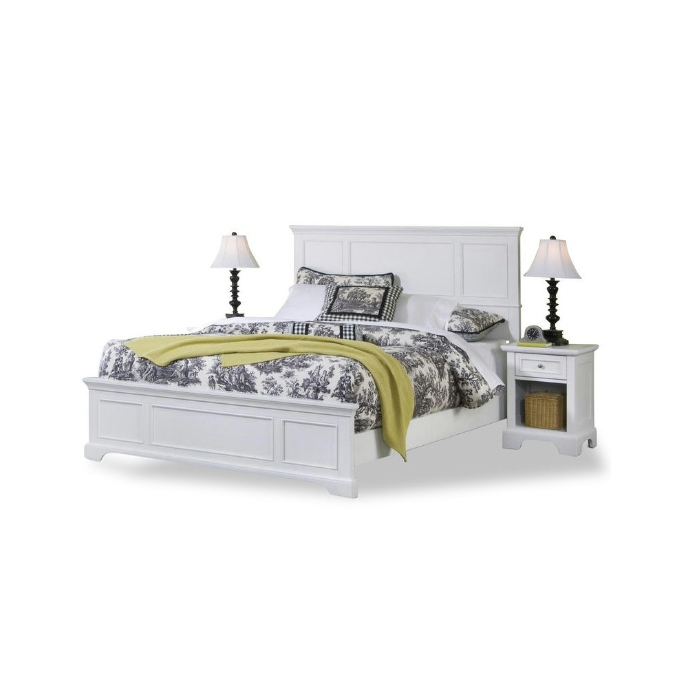 Century Queen Bed and Nightstand by homestyles, 5530-5013